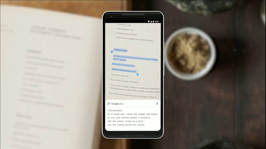 unocero's tweet photo. Llega #GoogleLens, función de la cámara del dispositivo que permitirá realizar tareas con #SmartTextSelection, #StyleMatch y tener información de objetos detectados en tiempo real. #GoogleIO #GoogleIO18 #GoogleIO2018 #IO18 https://t.co/ZdFCQZ8YJL