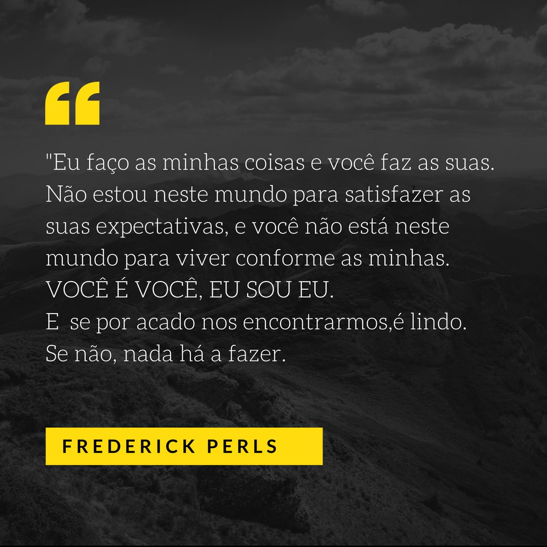 devirps1's tweet image. A oração da Gestalt demarca nossa individualidade e unicidade. Permitindo a nossa realização enquanto Ser e a libertação para que o outro também seja.
