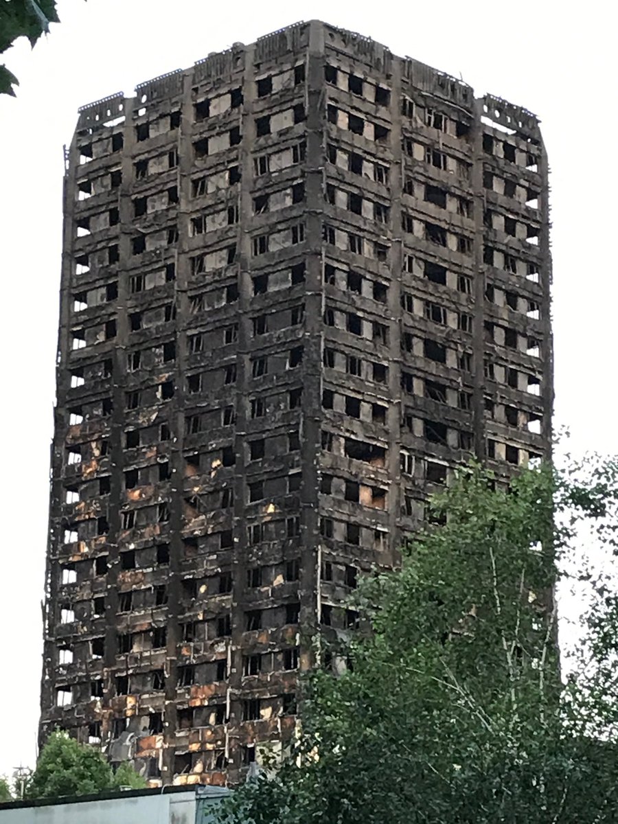 #GrenfellTower should be the death of neoliberalism. 
The disabled &amp; sick housed on the top floors of a sky rise. 
Flammable cladding fitted to save money.
Fire crews underesourced &amp; underequipped.
Cameron's bonfire of H&amp;S.
Only we the electorate can destroy neoliberalism.