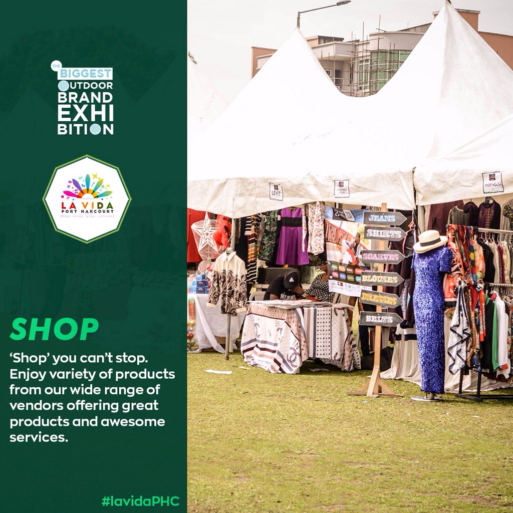 LaVida_ng's tweet photo. SHOP. CHOP. PLAY. CONNECT. 
#LaVidaPhc #PortHarcourt #Event https://t.co/7owJke3MEo