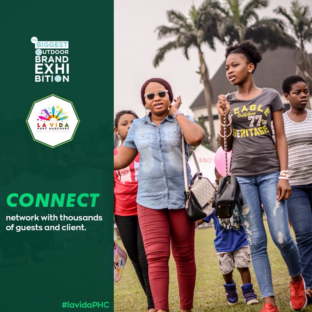 LaVida_ng's tweet photo. SHOP. CHOP. PLAY. CONNECT. 
#LaVidaPhc #PortHarcourt #Event https://t.co/7owJke3MEo