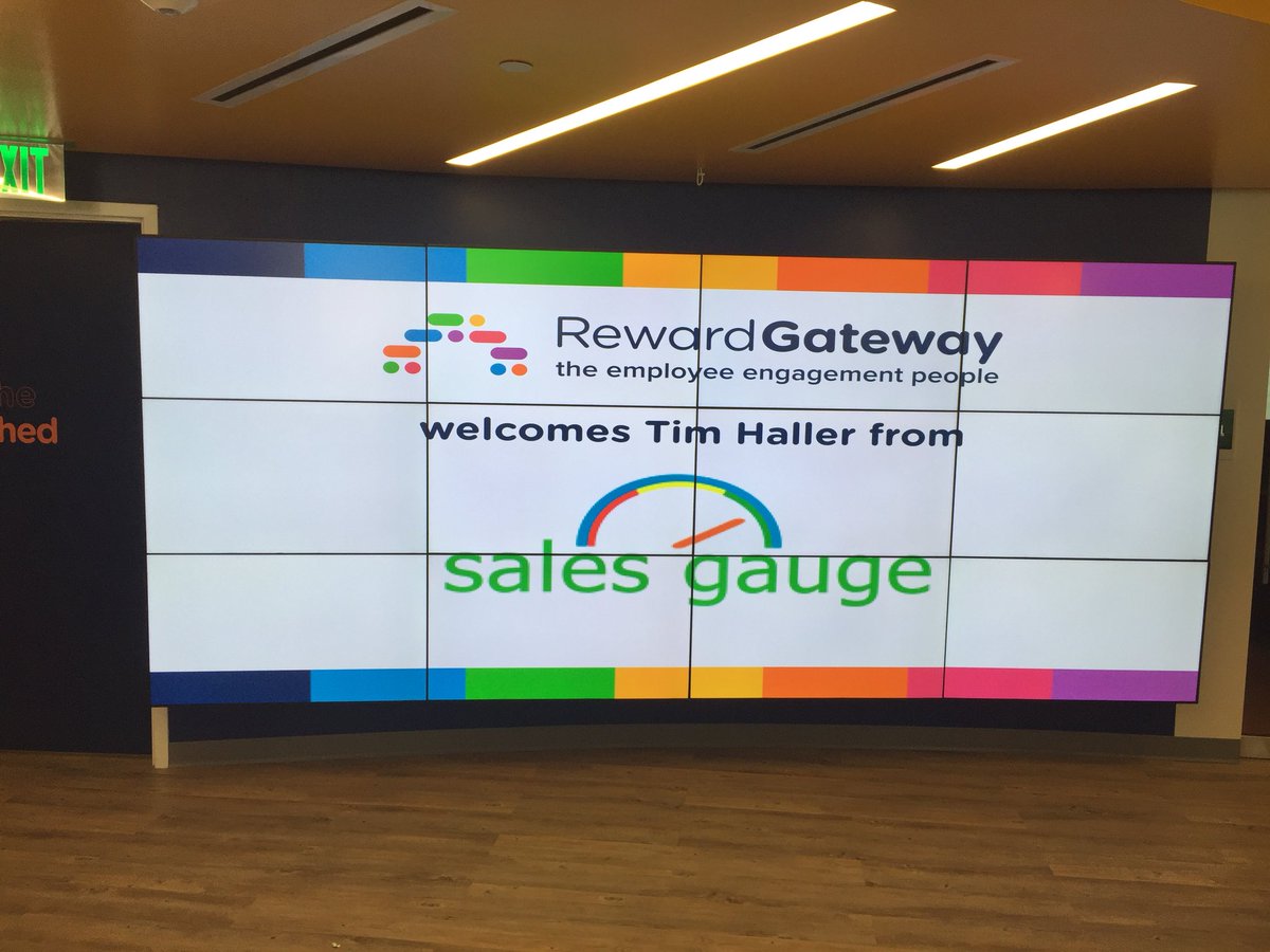 salesgauge's tweet photo. Fun crew to work with @RewardGateway today thanks for the good time. #rgfun https://t.co/bJX3Hr3mCB