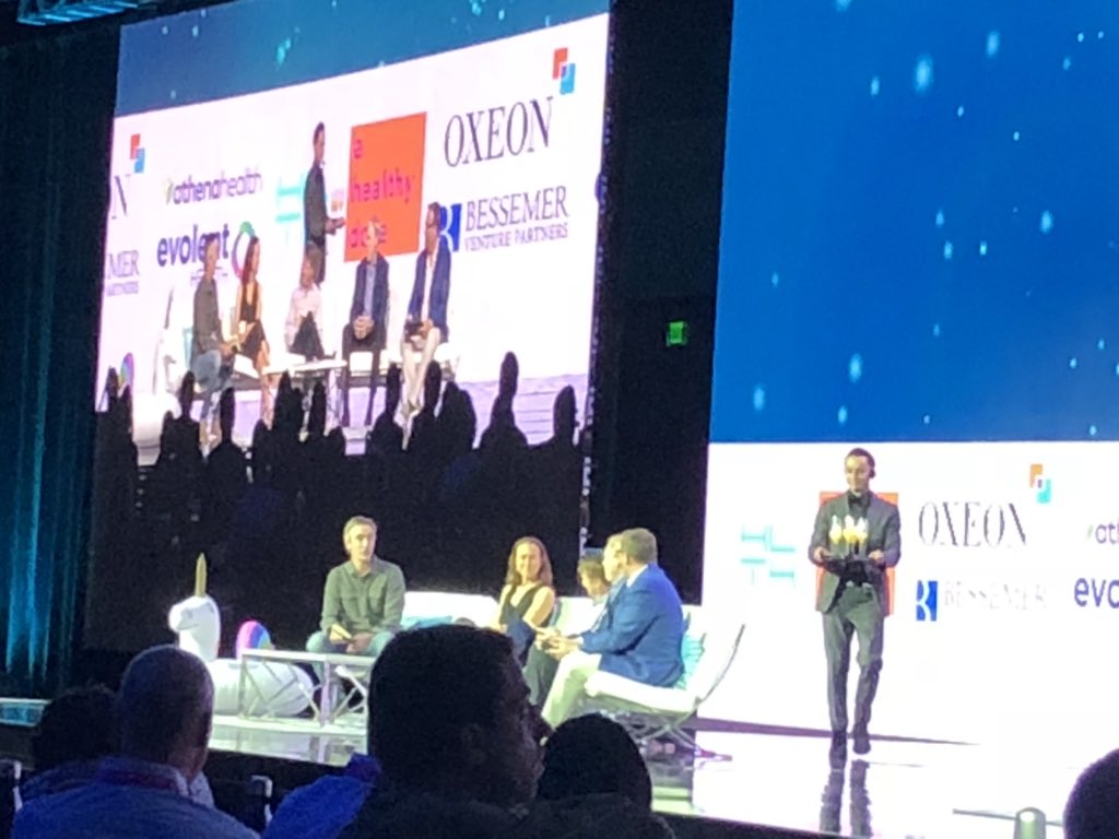 #Unicorn hunting at #HLTH2018 - just found several <a href="/athenahealth/">athenahealth</a> <a href="/23andMe/">23andMe</a> @EvolentHealth #startupchat