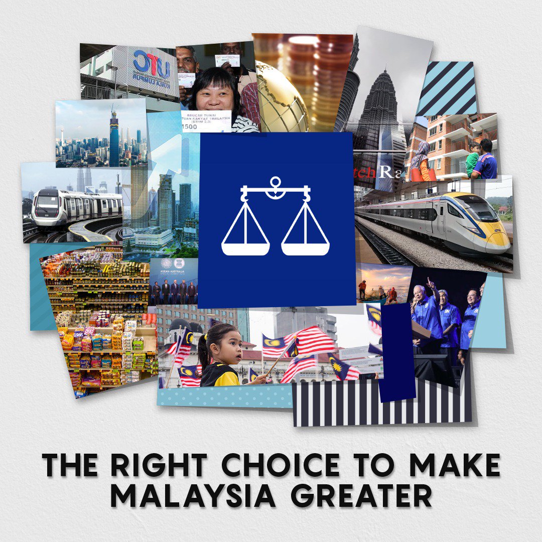 thetictalk's tweet photo. Selamat Mengundi besok rakyat Malaysia!! Make the right Choice
#HebatkanNegaraku #BersamaBiru #KekalBiru https://t.co/N0jOvBxvMb