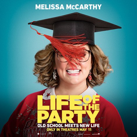 Old school meets new life! Follow us &amp; RT for the chance to win passes to see #LifeOfTheParty starring Melissa McCarthy, in theatres May 11! bit.ly/2K5o7sB #SaintJohn
