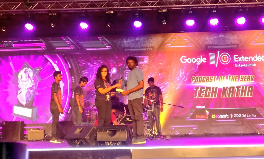 ranukad's tweet photo. Podcast of the year @TechKatha 👌
Congratulations @kalinga & the team ❤️👌
#IO18LK #IO18ExtendedLK https://t.co/LYQp4OPNVb