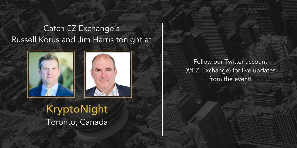 EZ365ecosystem's tweet image. We are excited to be participating in #KryptoNight today. Catch our CEO, @russellkorus and Chief Disruption Officer, @JimHarris at the event! Follow us on Twitter for live updates. #fintech #Crypto #blockchain