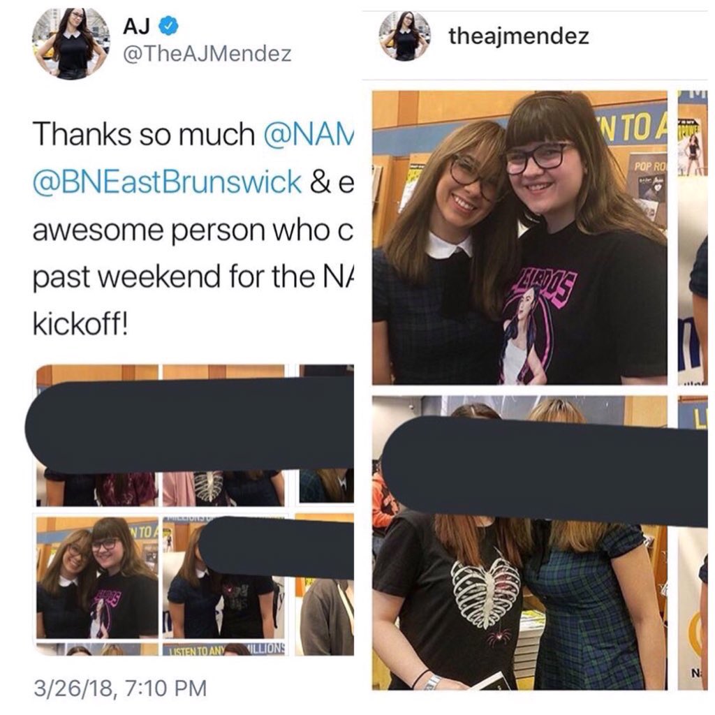 AJsWidowers's tweet photo. Eight letters. Two words. A big meaning. That word? Thank you.  @TheAJMendez thank you for everything you have done for me. I hope we can meet or interact again. I love you so much. 12.4.16 x 3.16.17 x 7.19.17 x 3.16.18 x 3.24.18 x 3.26.18 x 5.8.18 https://t.co/nQeTvEoIMh