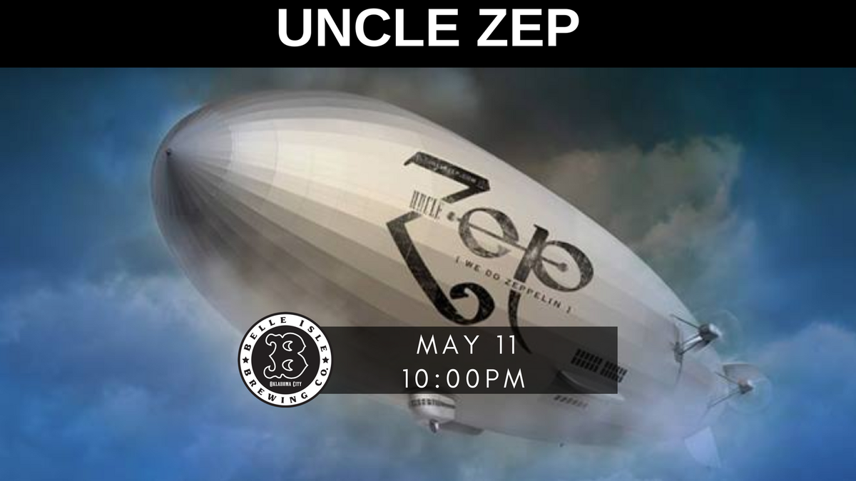 Join us Friday night for some live local music from <a href="/UncleZep/">Uncle Zep</a>! facebook.com/events/9409629…