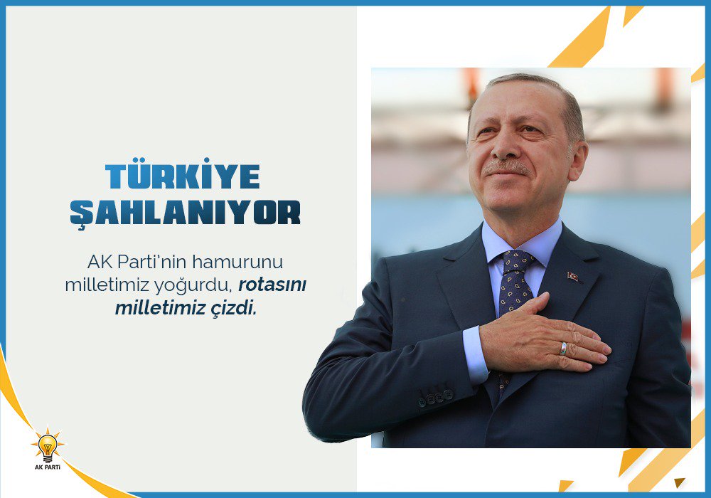 abdullahztrk71's tweet photo. Cumhurbaşkanımız, Genel Başkanımız @RT_Erdogan liderliğinde mazlumların umudu olmaya;dünya beşten büyüktür demeye;huzur, refah ve istikrar içerisinde yaşamaya;irade,erdem ve cesaret ile #DEVAM https://t.co/uCOkqvYjKE