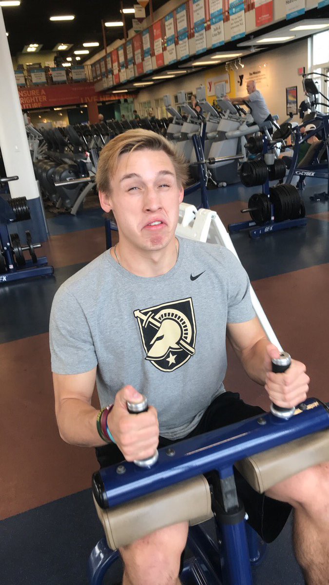 benshugart's tweet photo. Happy birthday to my brother of arms #chestday @dougshaffner https://t.co/w42H3fcXEV