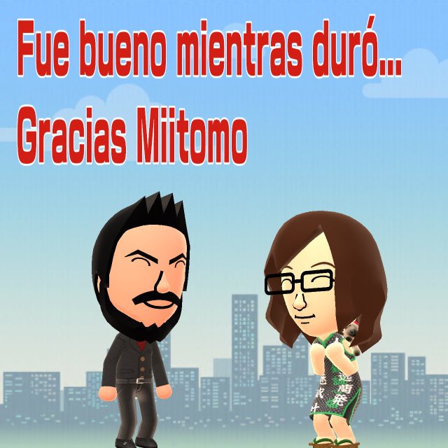 cahrreon's tweet photo. ¡Gracias por los buenos momentos! #miitomo_memories #SaveMiitomo @NintendoAmerica https://t.co/QlpZujrw4A