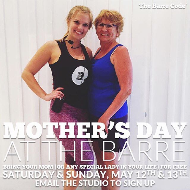 BarreCode_SB's tweet image. Celebrate Mother’s Day with us! All monthly members are invited to bring a special lady in their life to the barre this weekend. 💐 Email the studio to reserve her spot! #mothersday #livebythebarrecode #thebarrecodesouthbay #bayareabarre 📷: @barrecode_southbay