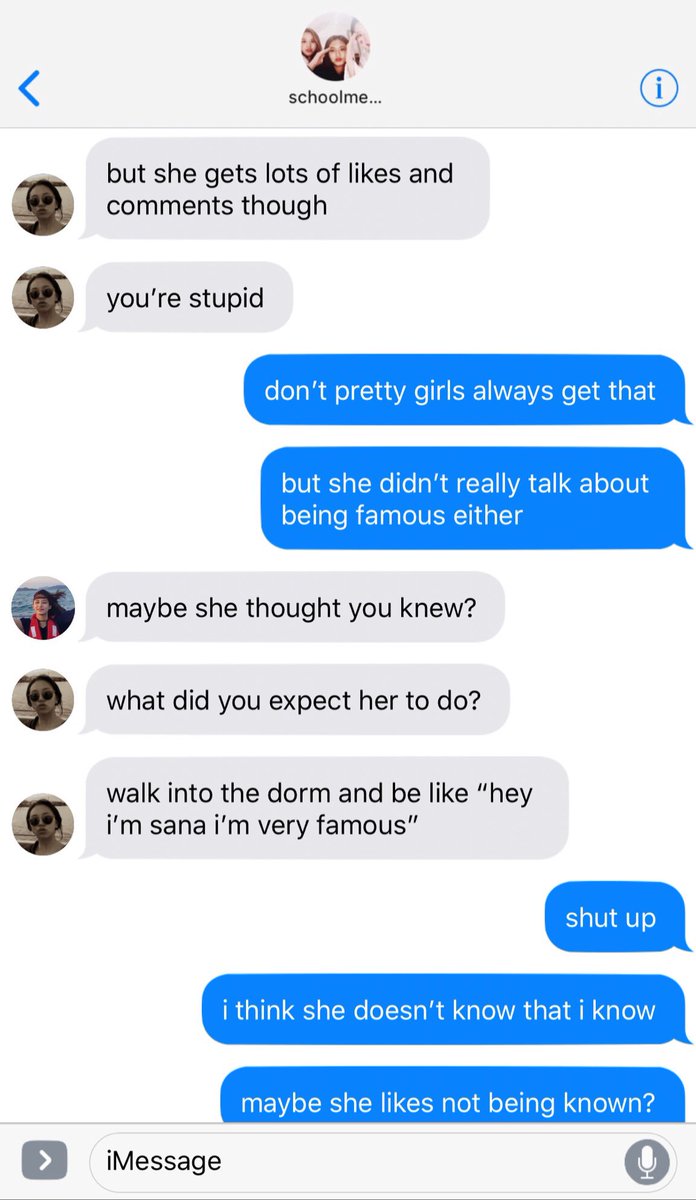 —  saida social media au where kim dahyun’s slides into someone’s instagram dms not knowing that the girl is actually a famous youtuber