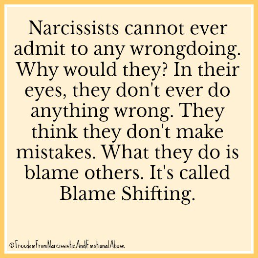 FFNAEA's tweet photo. #Narcissists #blamegame #blameshifting #narcissist #narcissisticabuse #ffnaea https://t.co/SOZtWsgs2r