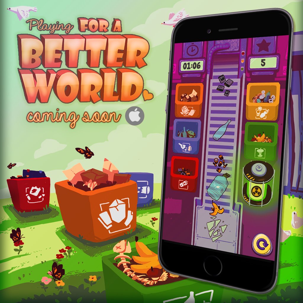 Playing for a Better World COMING SOON to Apple App Store! ♻️ Games can make difference​! 🌎 #PlayingForABetterWorld #AppStore #madewithunity #educational #enviroment #kids #ecology #family #eco #ios