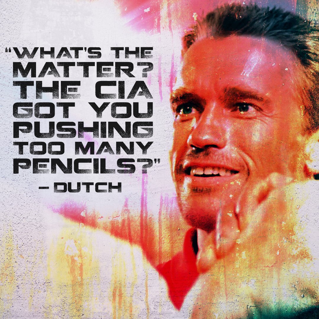 Predator's tweet photo. Save pencils. Push iron. https://t.co/gtGH9jHxcw