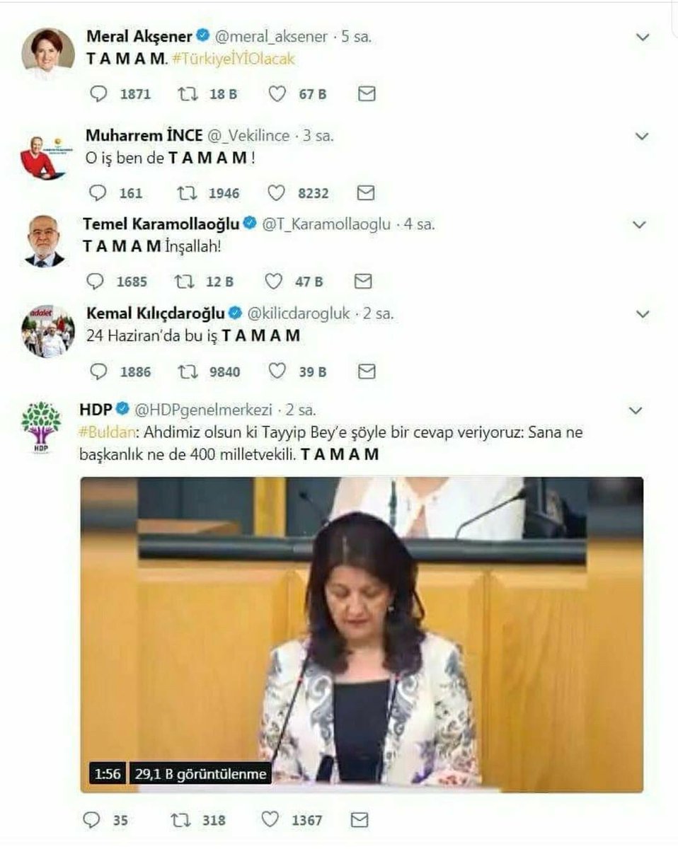 Bunların bi araya gelmesi hiç hayr-ı alamet değil..Reis sen nelere kadirsin 😊