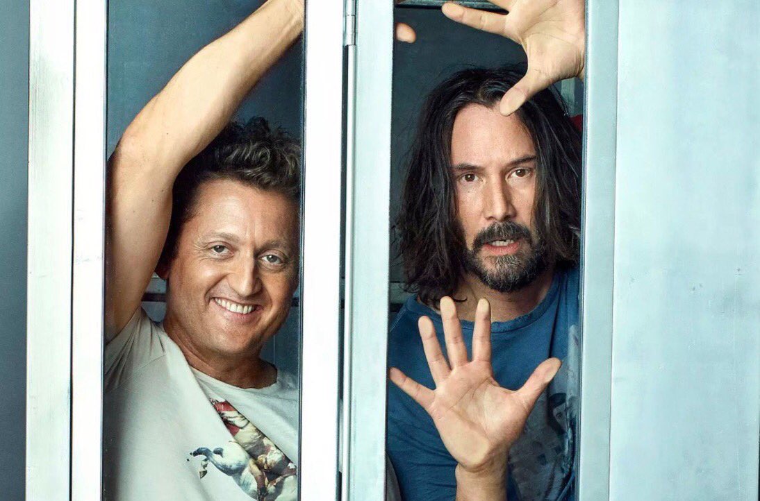 Zak_Bagans's tweet photo. Bill and Ted 3 ... F yea! https://t.co/e182iEr71Y
