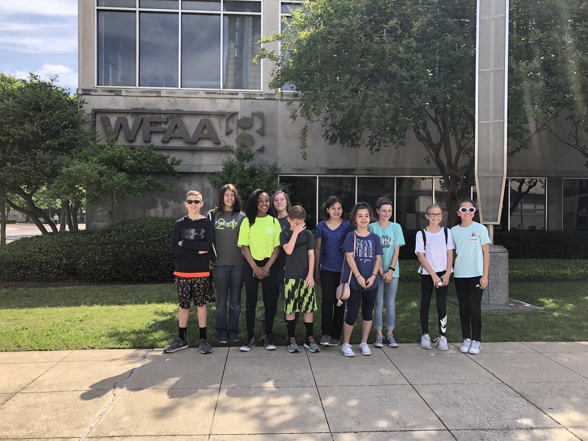 WFAA media crew tour! <a href="/ruthcherryint/">Ruth Cherry Interm.</a> <a href="/wfaa/">WFAA</a>