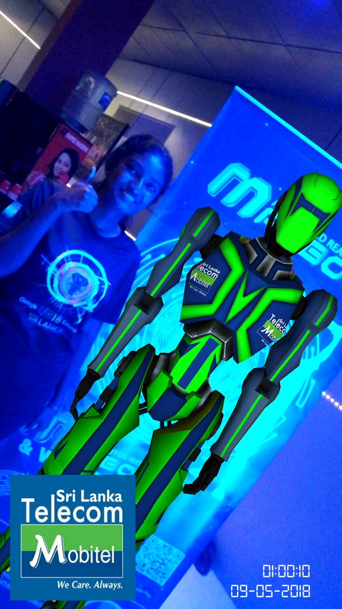 bsubhagya's tweet photo. #Mobitel #MROBOT #ioSL18 https://t.co/BIEyRyOqK1
