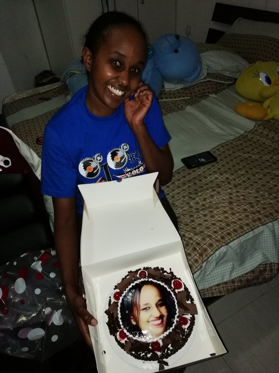 Happy birthday Mionki. Privileged you wore my t-shirt on your birthday. Happy birthday empress...... Jah bless you always.......