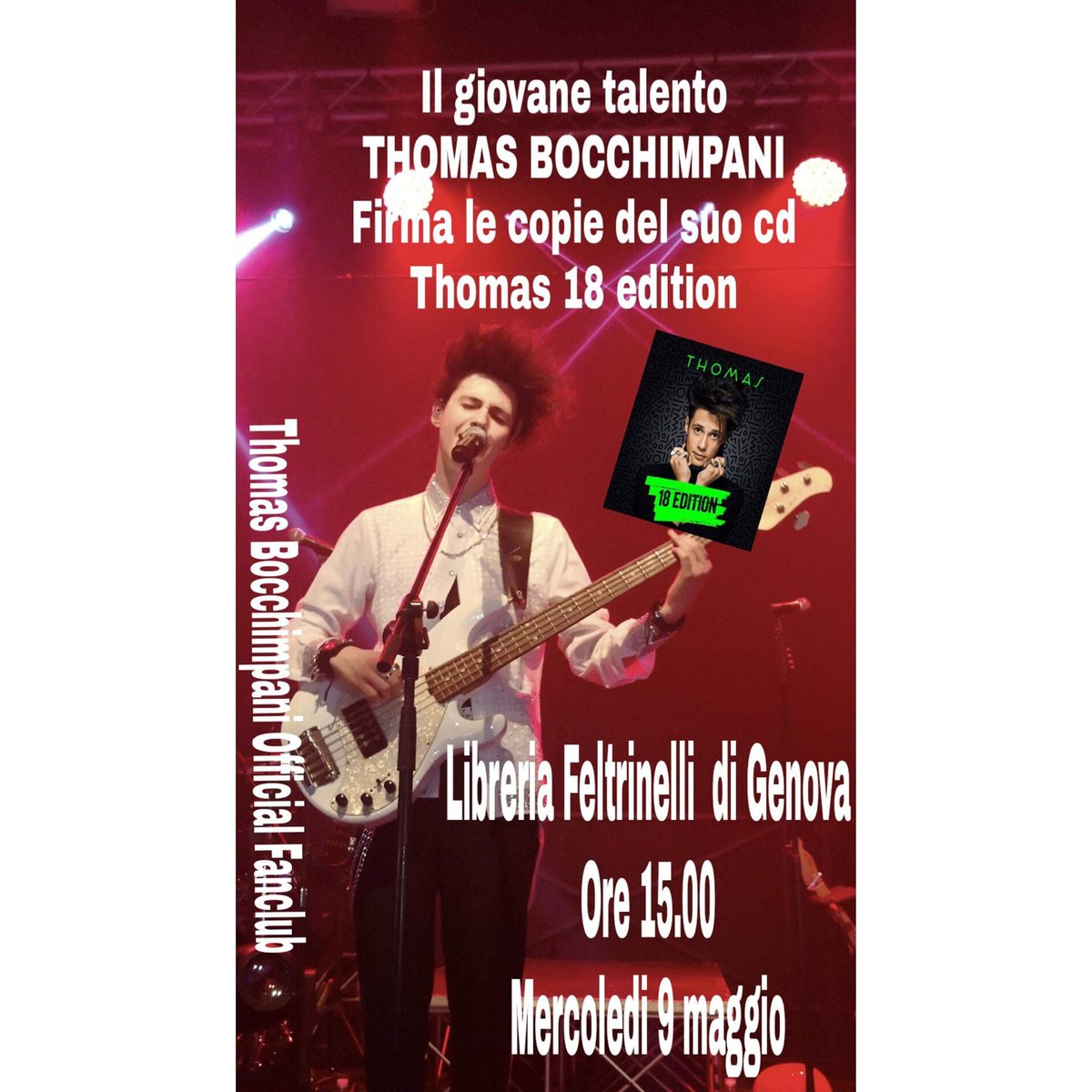 fieridite_'s tweet photo. Condividete in massa #Thomas18Edition #Thomas18EditionInstoreTour #thomas #genovaeventi #feltrinelligenova #liguria #iostoconThomas #seilanostraforza #fieridite @ThomasOfficial https://t.co/Va7jzI4ky2
