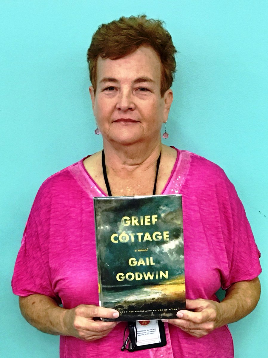 jaxlibrary's tweet photo. Cheryl from Beaches is reeling us in with an "almost #Gothic but not quite" read for #JPLPicks. "The protagonist of #GriefCottage by #GailGodwin is a young boy who has an old soul. The #prose is very good, #Godwin is an author who has written many books and her talent shows." https://t.co/MvyrP6bPSf