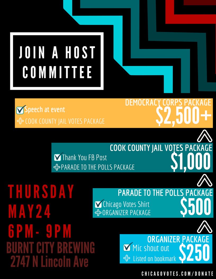 ChicagoVotes's tweet image. Mark your calendars! 5.24.18 from 6-9pm we are bowling and turning up. Will you be there? ;) #ChicagoVotes #Fundraiser #HostCommittee
