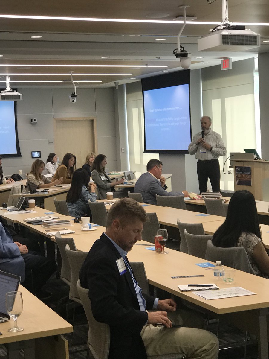 RealChemistry_'s tweet photo. .@bobpearson1845 leads the closing panel on key takeaways from @StratCommSummit! #StratComms18 https://t.co/O8wuuFBOzX
