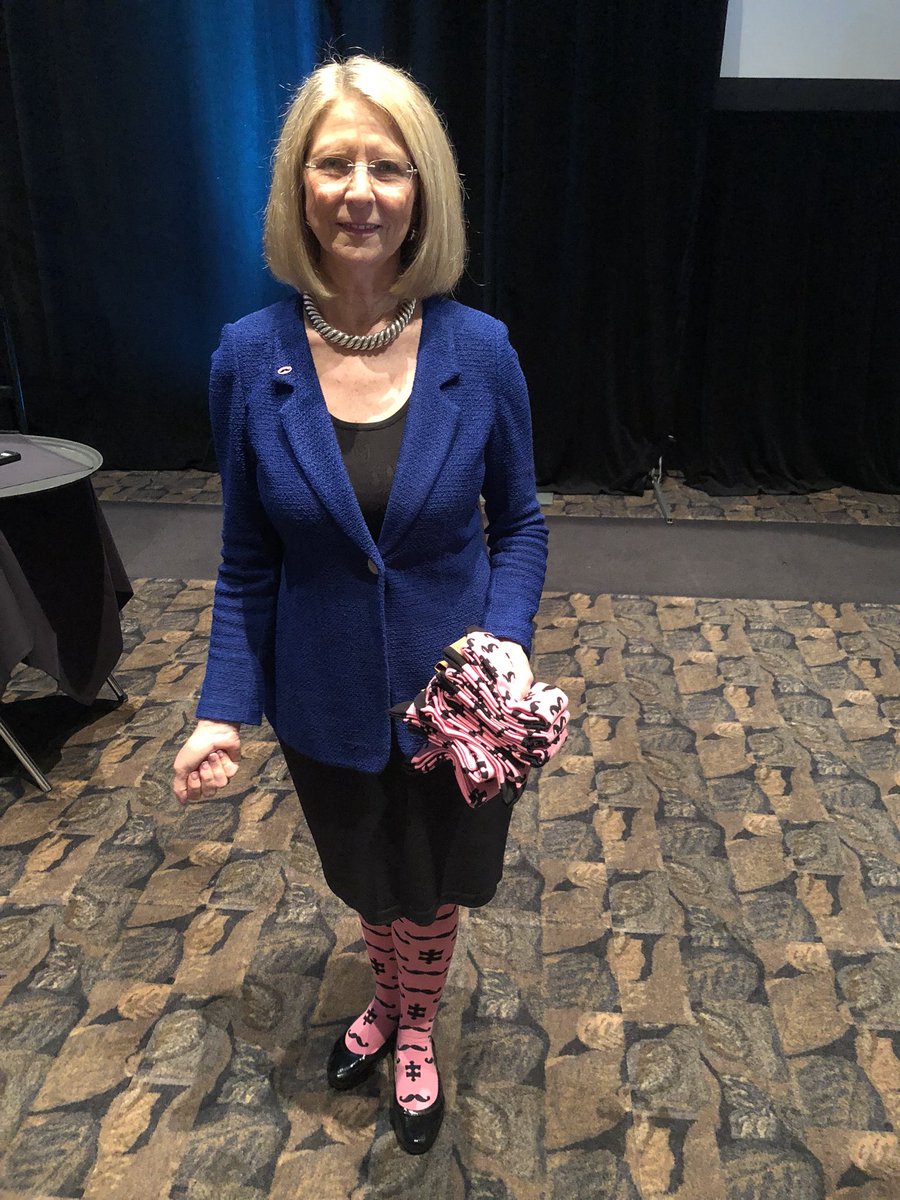 CAgetsHEALTHY's tweet photo. .@nickisnpdx, founder of the global #pinksocks movement says at the core, it’s about connection. There are all kinds of happy, smiling pink sock people all over the world driving breast cancer research, feeding hungry children or reinventing patient engagement https://t.co/ED5oeP9Zwe