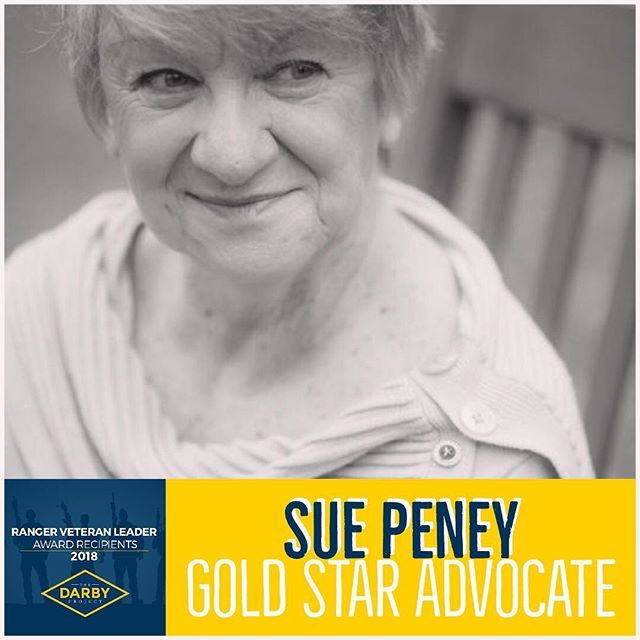 gallantfewrgr's tweet photo. This #TeamLeaderTuesday is dedicated to 2018 Ranger Veteran Leader Award recipient & TDP Ambassador, Sue Peney 👏🏻
.
.
Sue is the Gold Star Mother of U.S. Army Ranger Medic, Jonathan K. Peney, who was KIA on 6.01.10. Doc Peney served with Delta Compan… https://t.co/xuSazb06uO https://t.co/jz283JsaC3