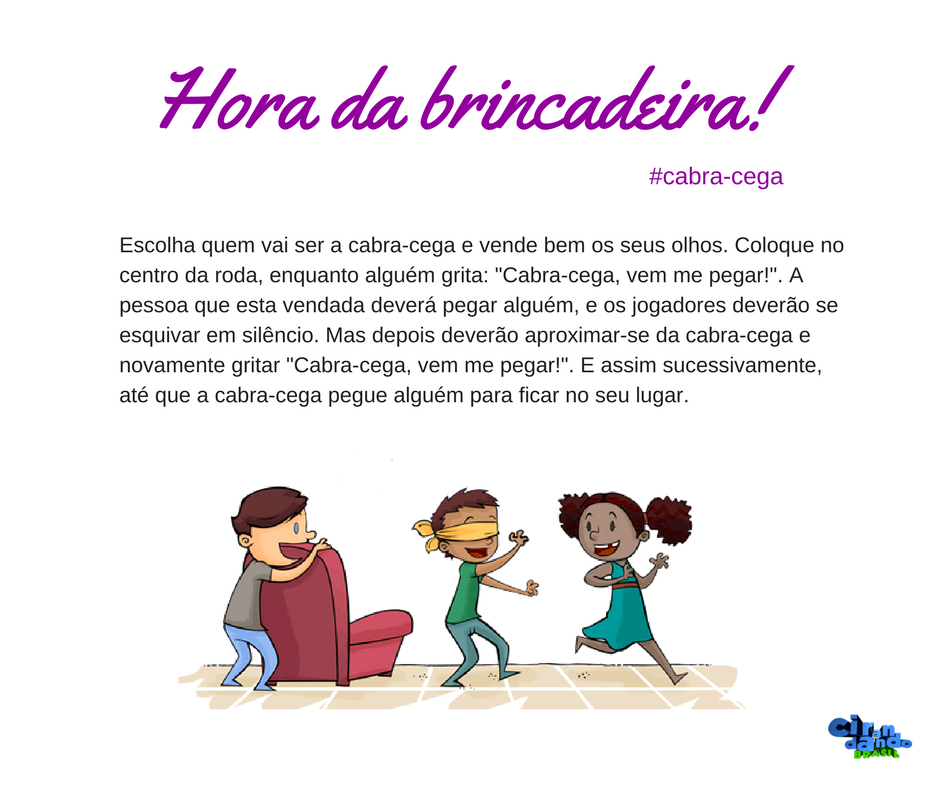 BRINCANDO DE CABRA-CEGA! 😃 Bom dia à todos! Vamos relembrar algumas  brincadeiras …