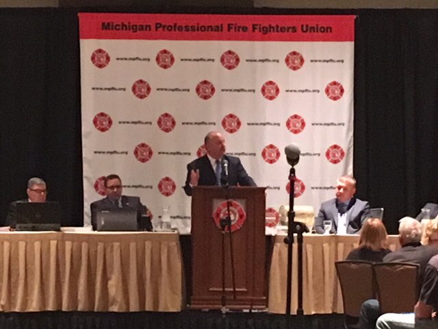 DVP Sanders addressing the <a href="/MPFFU/">MPFFU</a> Conference this afternoon.