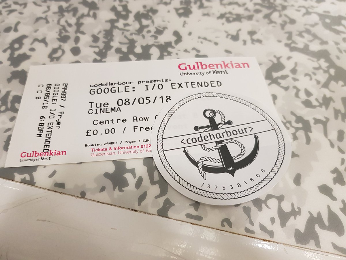 codeHarbour's tweet image. #io18 was amazing watching it on the big screen @TheGulbenkian. Hope you all enjoyed our extended viewing and we look forward to seeing you all at our next #codeHarbour