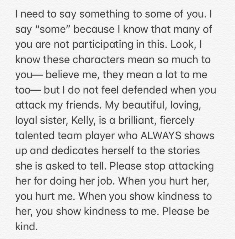 Please read. Sending you all love.