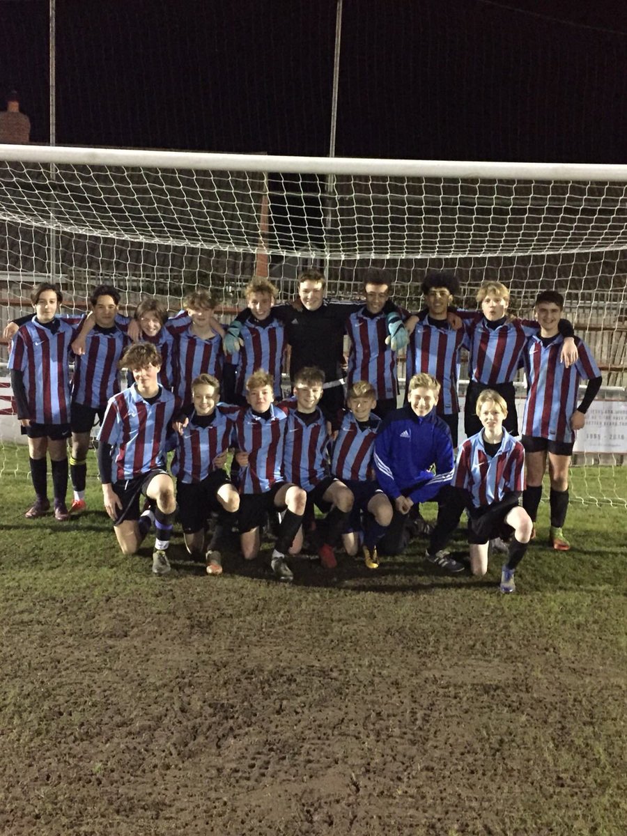 PeColne's tweet photo. A reminder the year 10 have their Essex cup final tomorrow evening. Kick off is 6:30 at Aveley FC and admission is £1 for Children and £3 for adults. Hopefully will attract a big crowd to cheer on the boys. #Cupfinal https://t.co/D3RF6ubiGW
