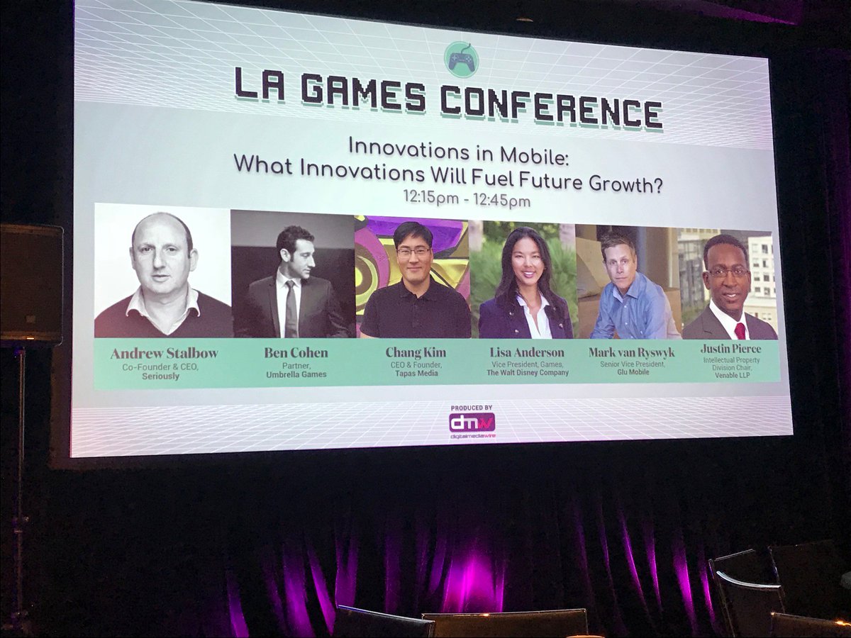 tapas_app's tweet photo. We spy with our little eyes Tapas' CEO Chang Kim at today's LA Games Conference 😄 #lagamesconference https://t.co/A1Orrxo03D