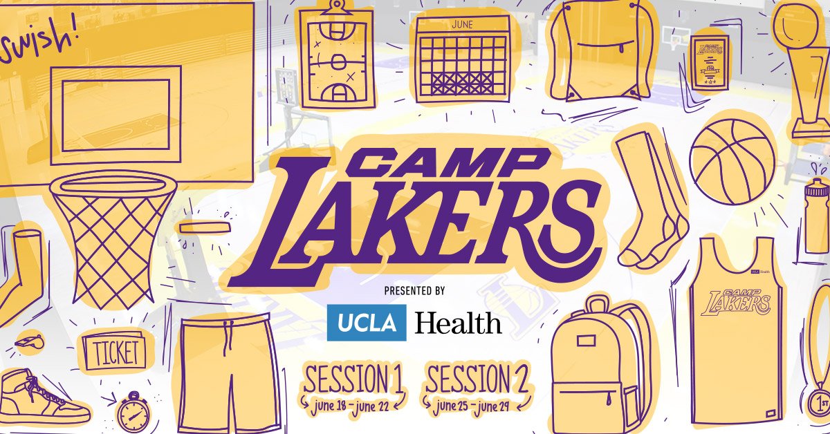 Camp Lakers is coming up in mid June, so reserve your spot now before it fills up!! Open to boys and girls, ages 8-18.

Get details and sign-up: on.nba.com/2FWe2M1