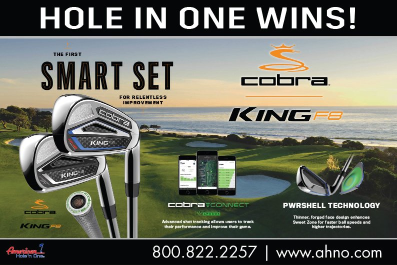 AmericanHIO's tweet photo. @AmericanHIO is proud partners with @cobragolf and offers this exclusive smart set of COBRA's KING F8 products as a bonus prize at no additional cost! Call us today to add this innovative smart set to your tournament prize package. @RickieFowler
#CobraCONNECT #smartlifesmartgolf https://t.co/xaTvPU4s8f
