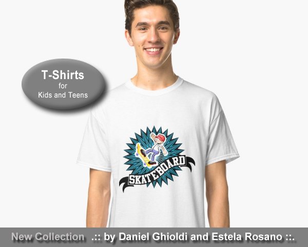 DanielGhioldi's tweet image. redbubble.com/people/megasit… Exclusive t-shirt for skateboarding fans. #87RT #LimitedEdition. #ClassicT-Shirt #T-Shirt #kids #teens