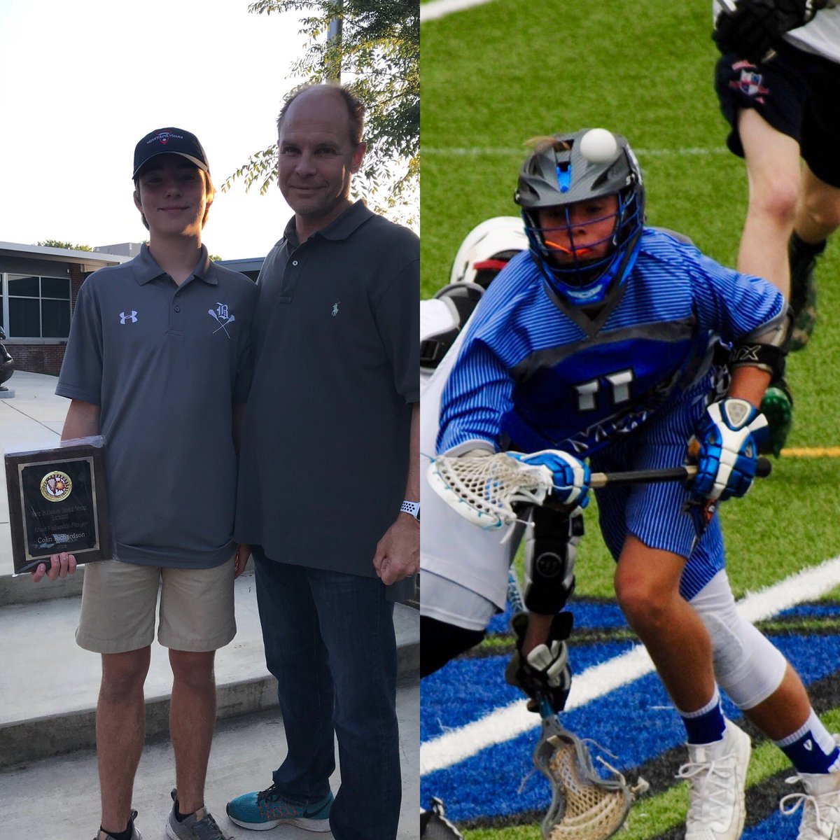 Winning 119/142 Faceoffs for an 84% win ratio Colin Richardson was the 2018 MVP for Boyd-Buchanan Lacrosse. #bbslax