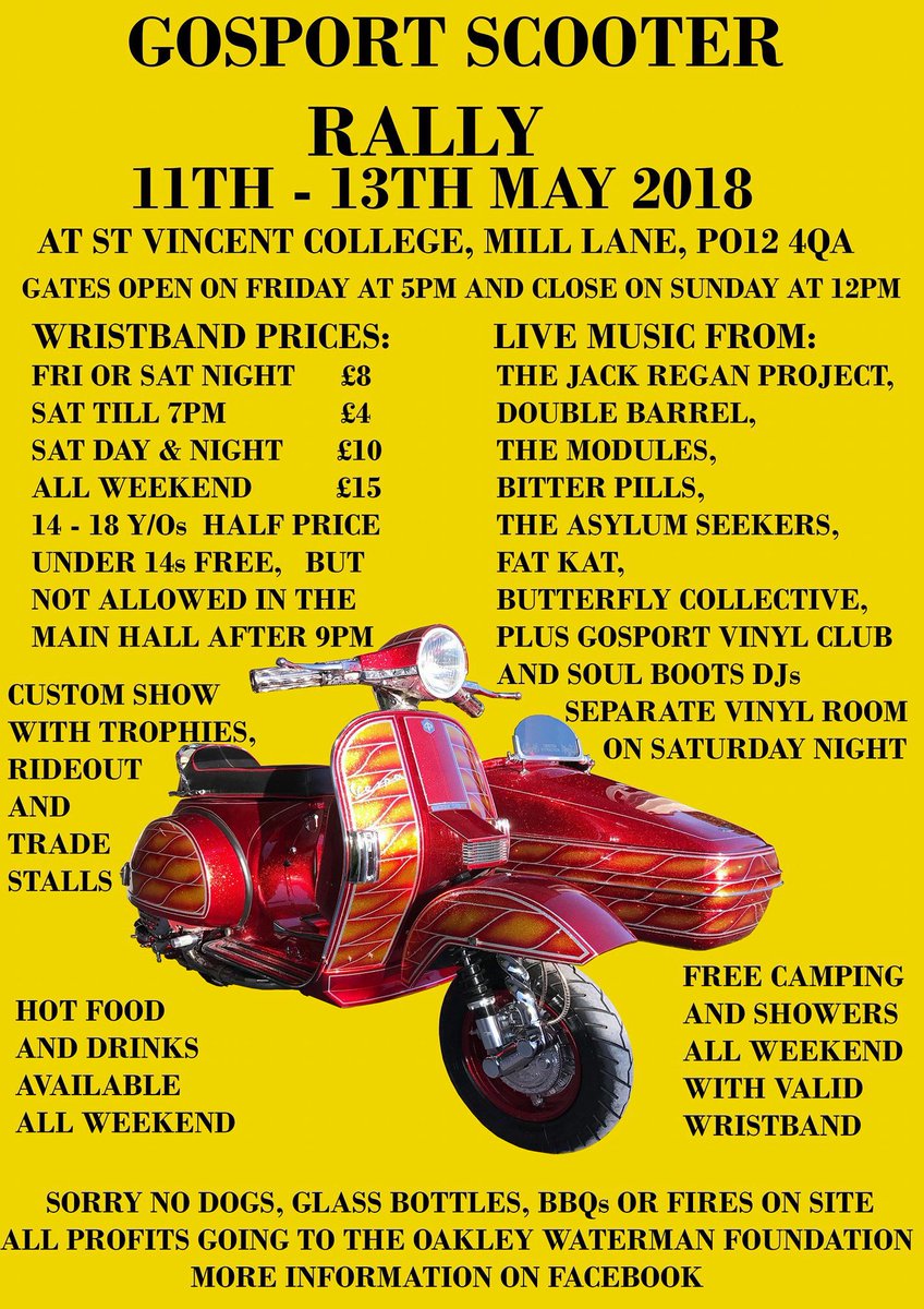 It won’t get much bigger than this for lil’ ol’ G-town. Our 1st ever weekend rally. <a href="/fatkatuk/">Fat Kat</a> <a href="/MuffDiversSC/">Muff Divers</a> <a href="/ScooterNova/">ScooterNova</a> <a href="/ScooteringMag/">Scootering</a> #rally #scooter #vespa #lambretta #scooterboy