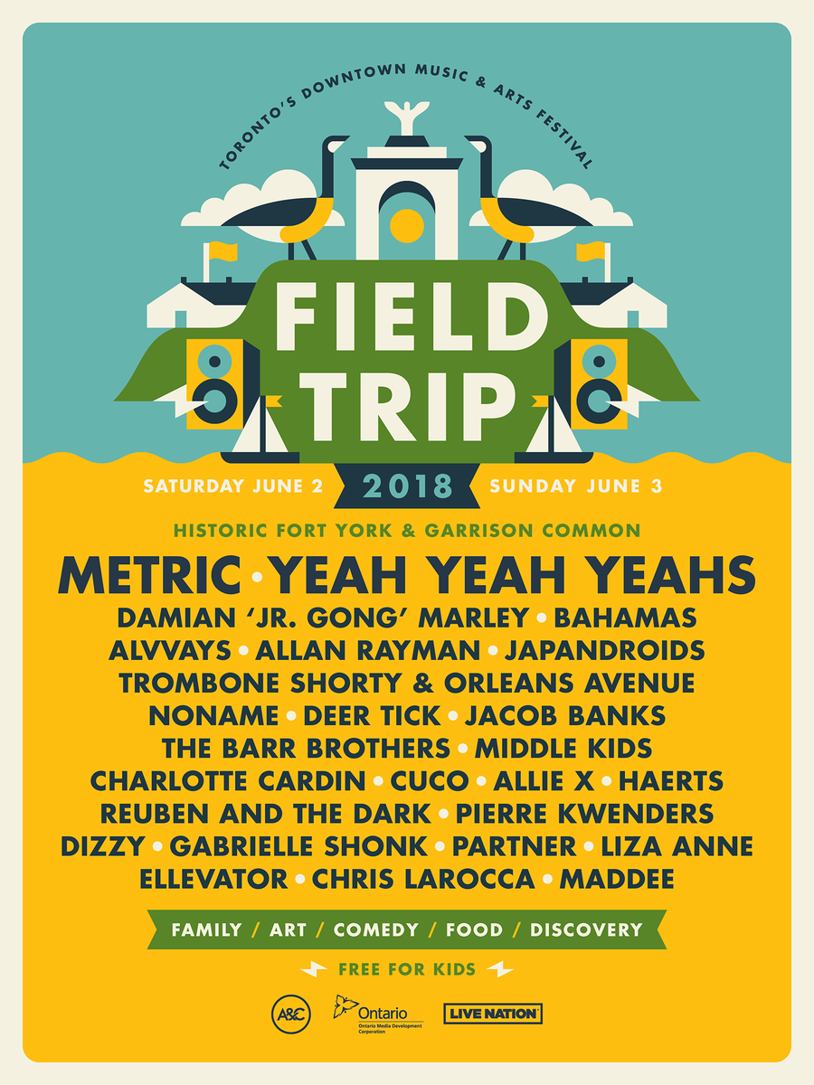 Contest: Win 2 Tickets to Field Trip 2018! | Follow <a href="/Aesthetic_Mag/">Aesthetic Magazine</a> + RT to win | #FieldTripTO #Toronto #MusicFestival | bit.ly/2I7ippu