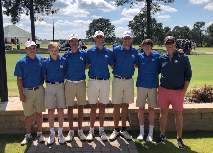 Congrats!!!  NCHSAA 3-A 3rd place finish for the Spartans. Highest finish in school history. Led by Bennett Wooten with a 75 and Chris McDonagh with a 76 today. Bennett finished T7 in the state, Chris T13, and Brooks Kennedy T27. Nice come back for us today