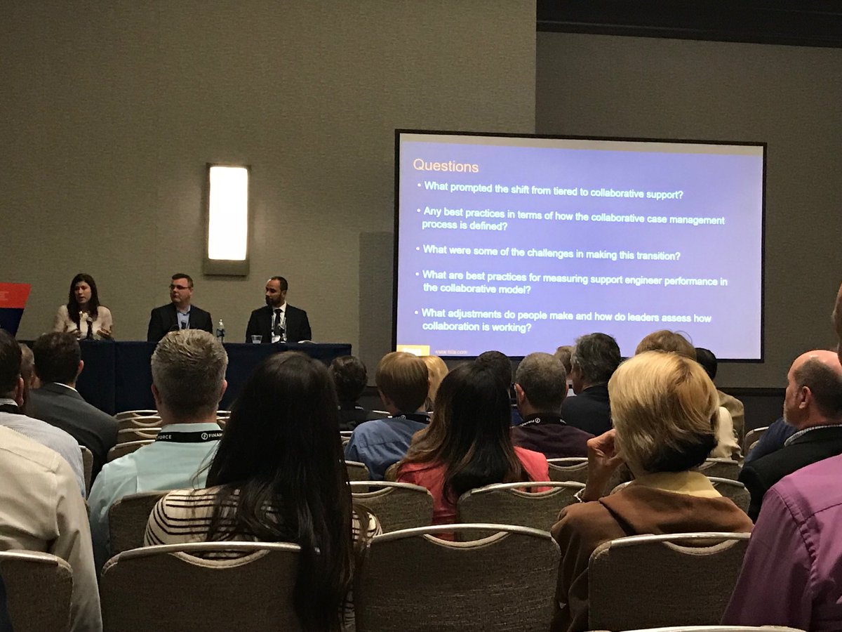 Lee_Andrew_M's tweet photo. Karen Fishwick and Alex Gorman from IBM Support at #TSW18 sharing our micro squads model and our journey to a double digit increase in NPS https://t.co/QD0U31JQN1