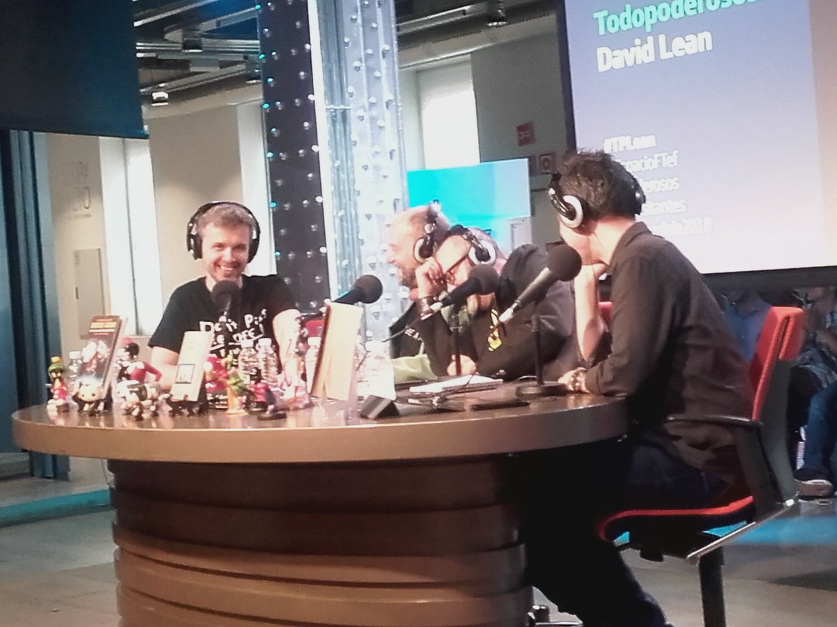 almu_mandarina's tweet photo. Otro programón @TPoderosos #TPLean Gracias! @JuanGomezJurado @rodrigocor7es @cansado2 @ArturoGCampos https://t.co/qvSraH7IiB
