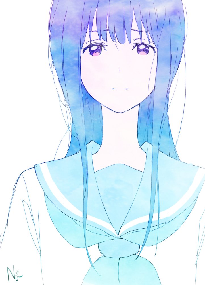 鎧塚みぞれ 「『リズと青い鳥』観た・・・山田監督はんぱねえっすね・・・始まりと終わりが対になっ」|あになべ｜渡邉祐記のイラスト