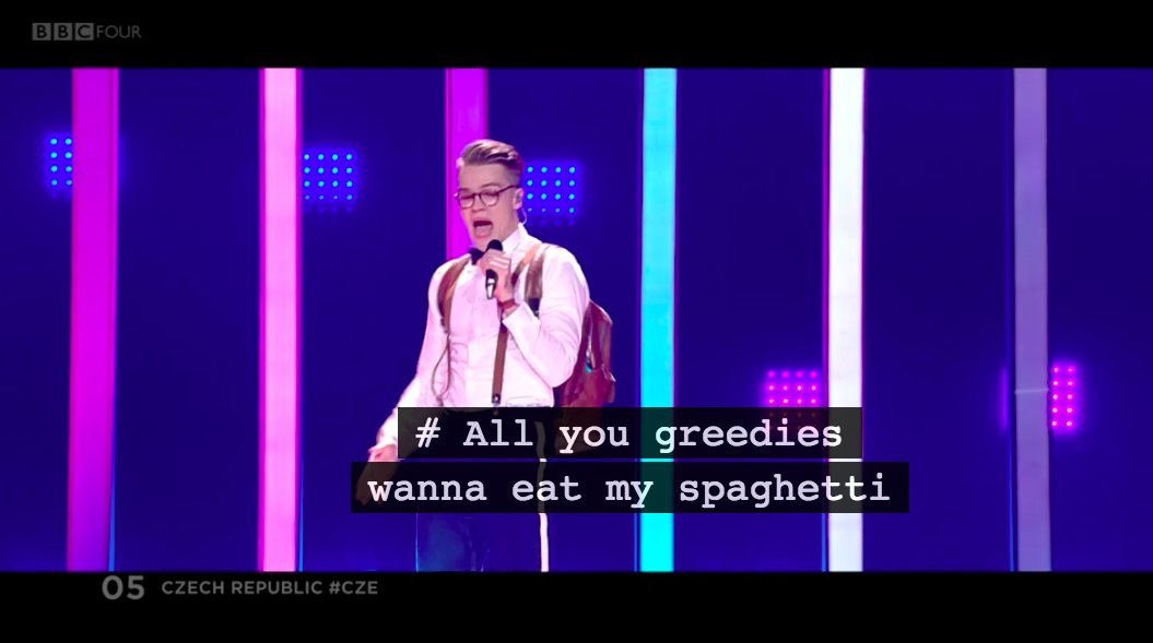 CommonESCGirl's tweet photo. Just another normal night in Europe #Eurovision https://t.co/HYIJZamZvB