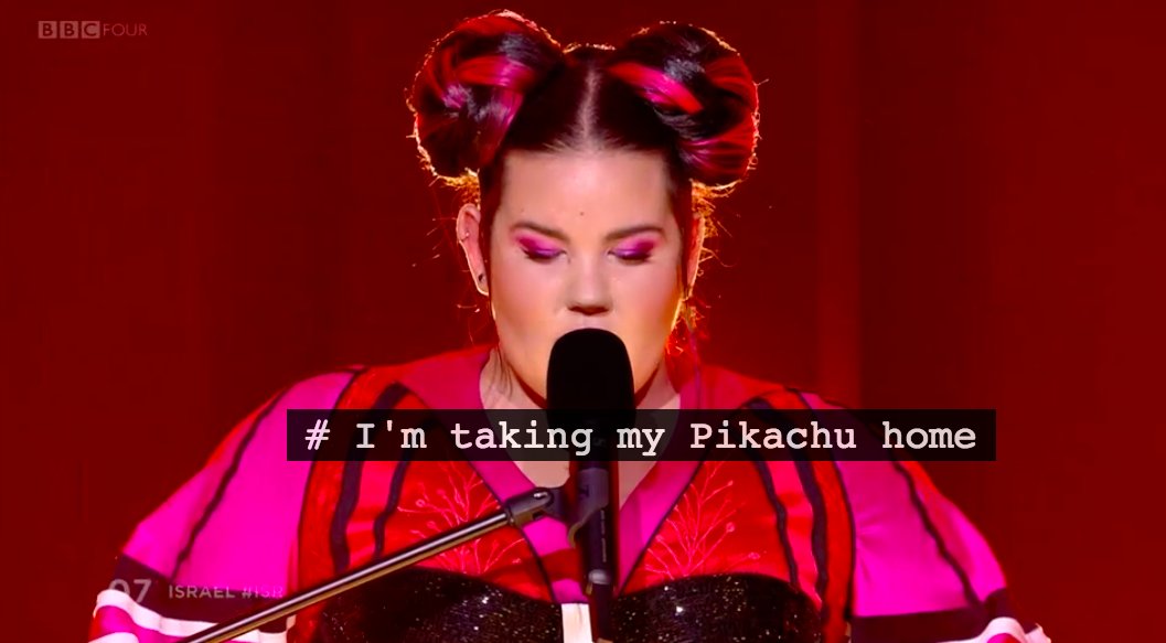 CommonESCGirl's tweet photo. Just another normal night in Europe #Eurovision https://t.co/HYIJZamZvB